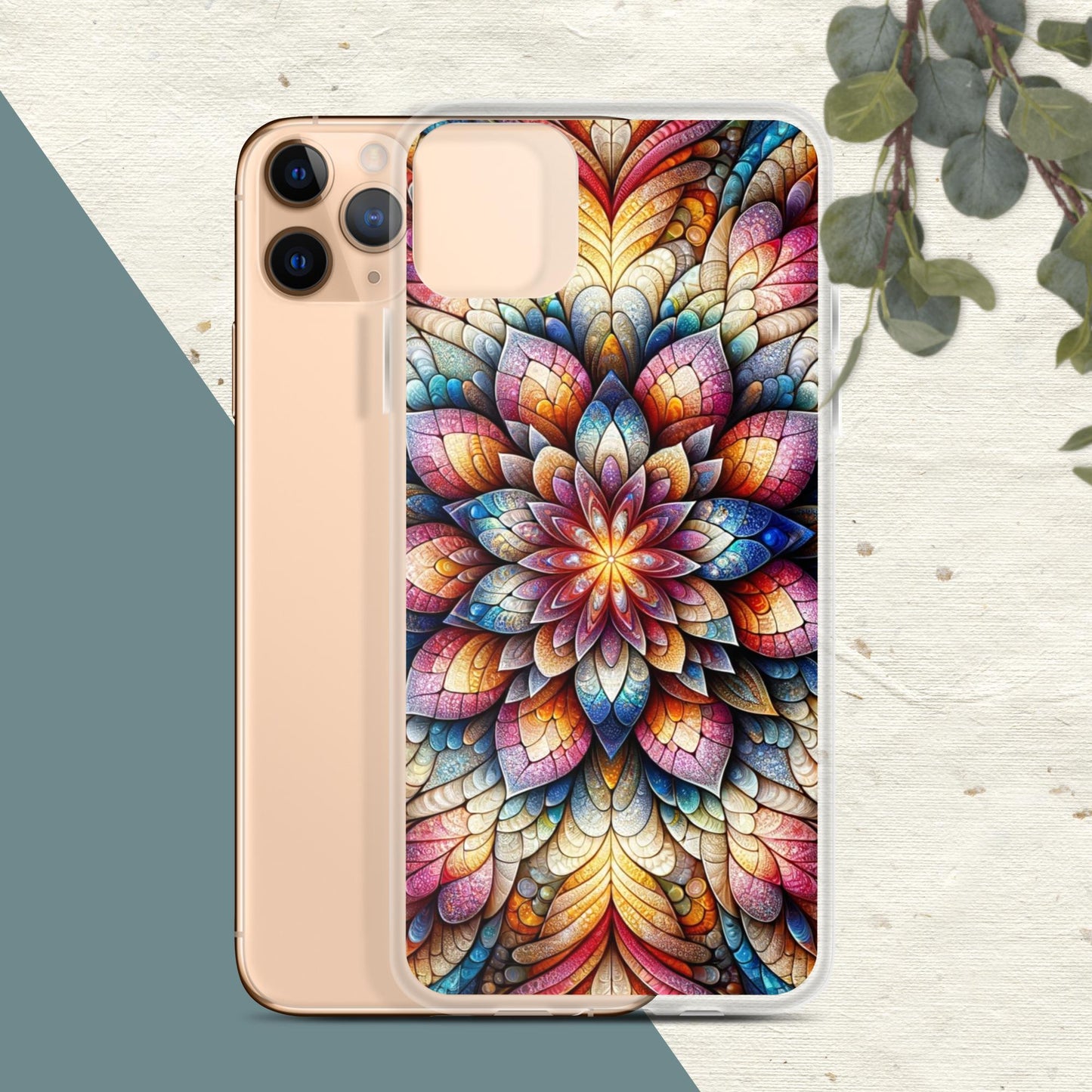 Floral Fractals Clear Case for iPhone®