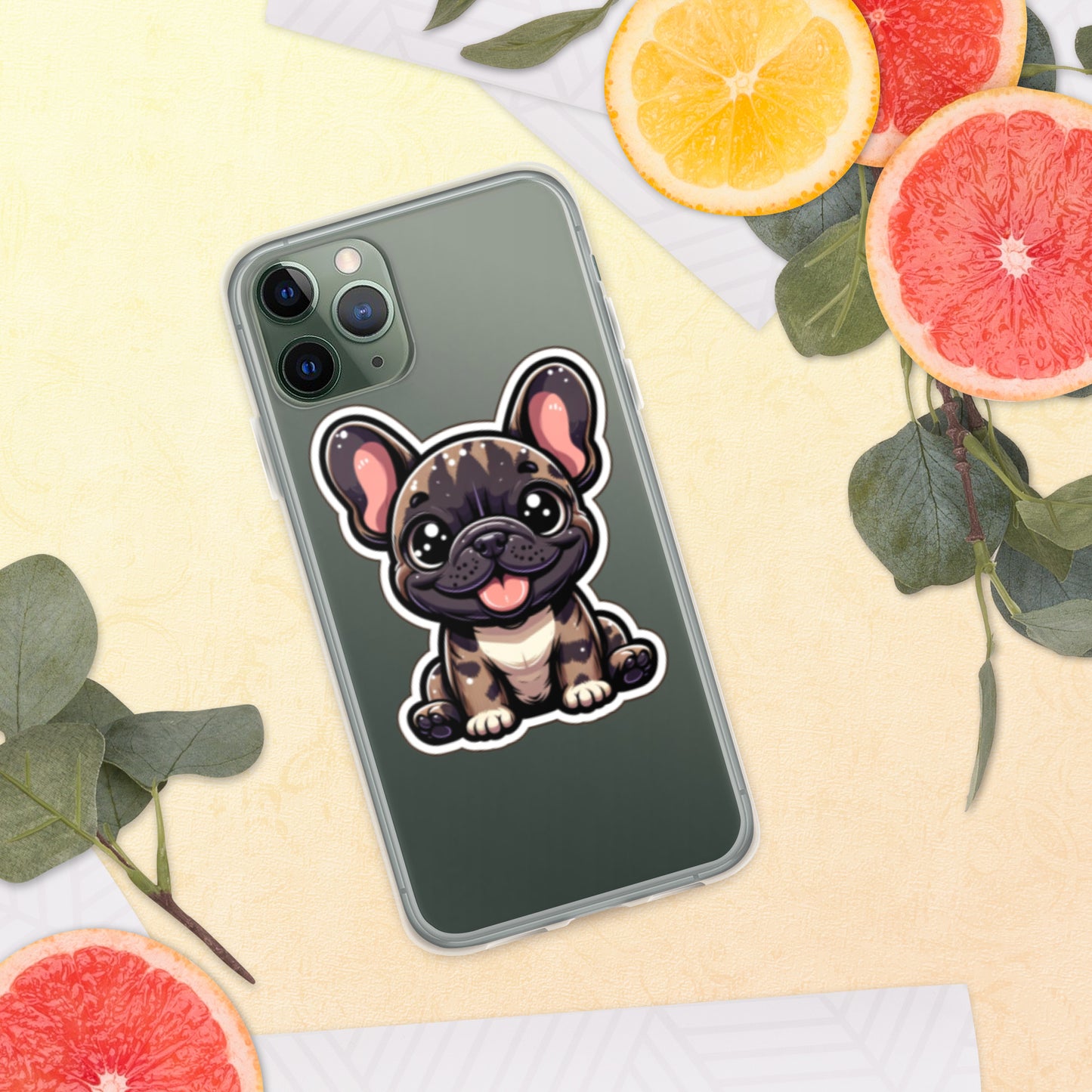 Frenchie Clear Case for iPhone®