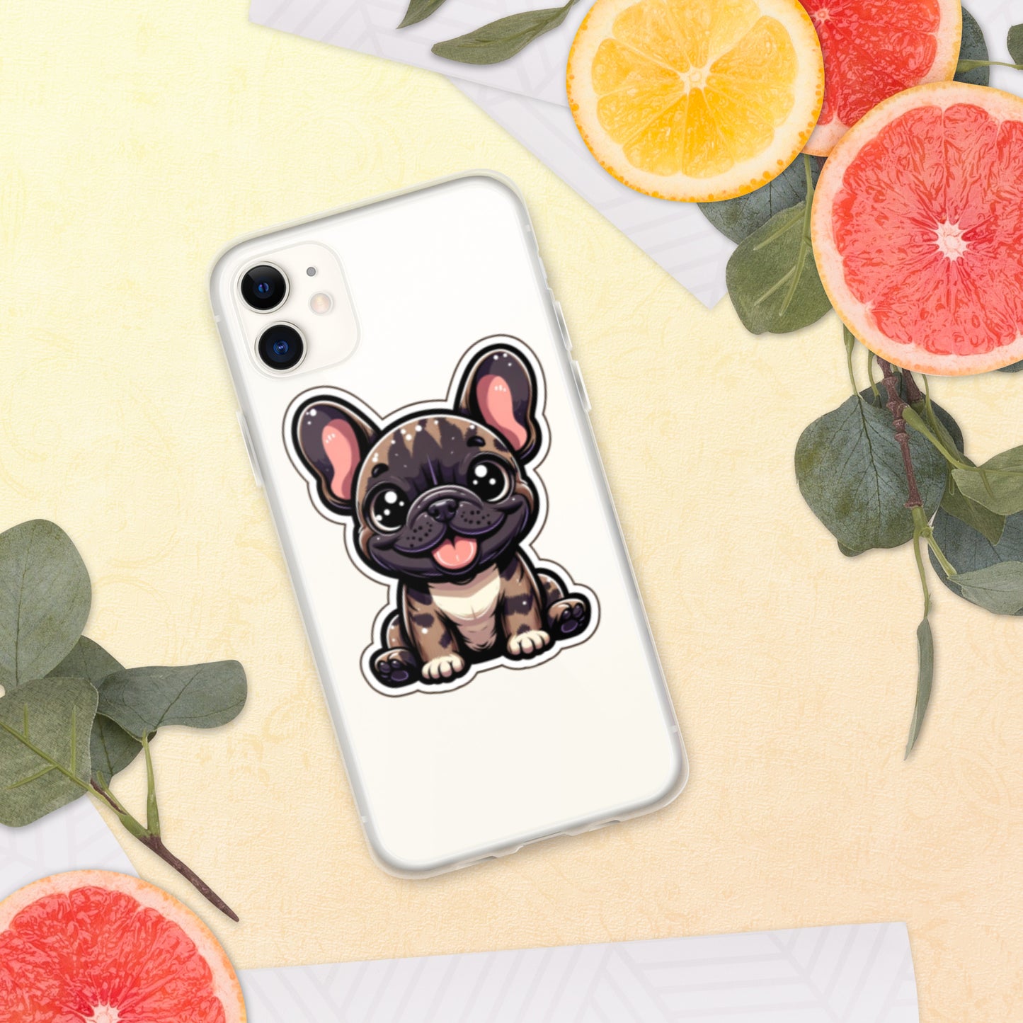 Frenchie Clear Case for iPhone®