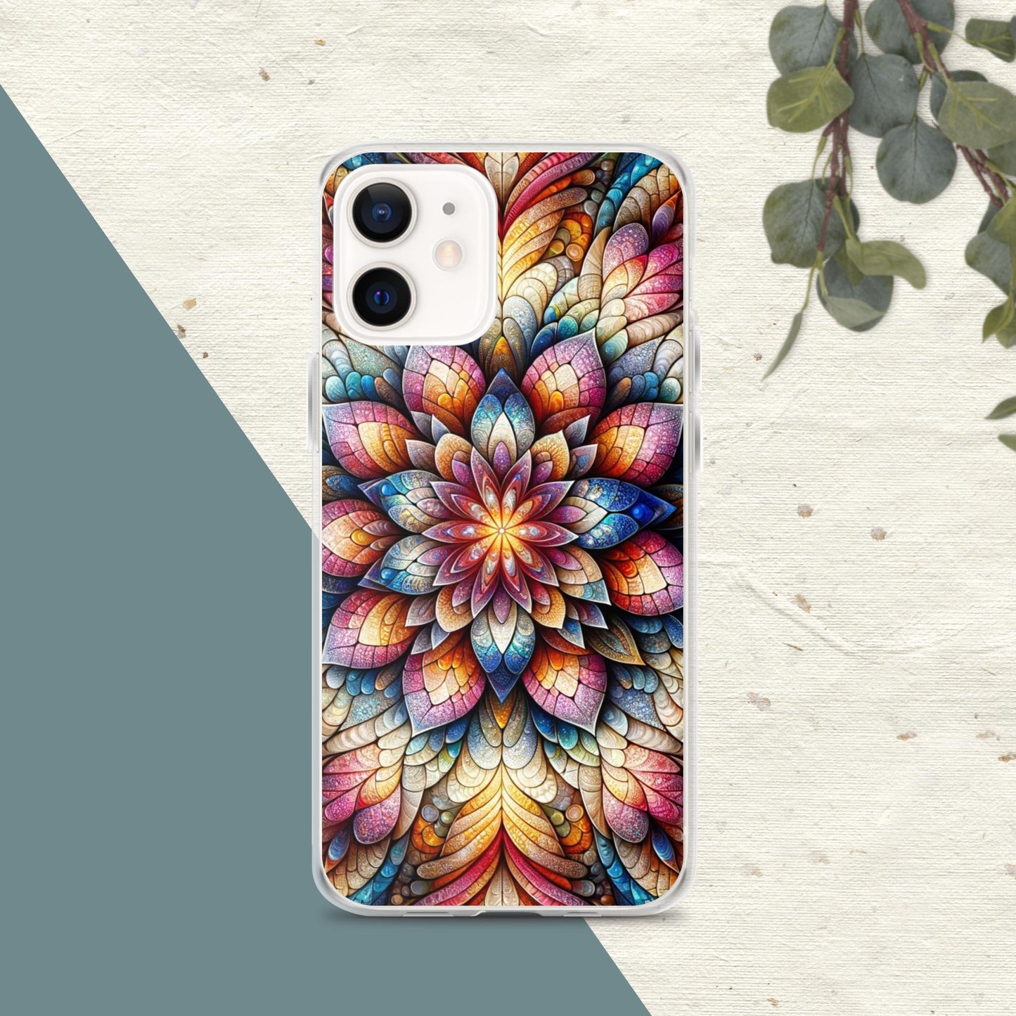Floral Fractals Clear Case for iPhone®