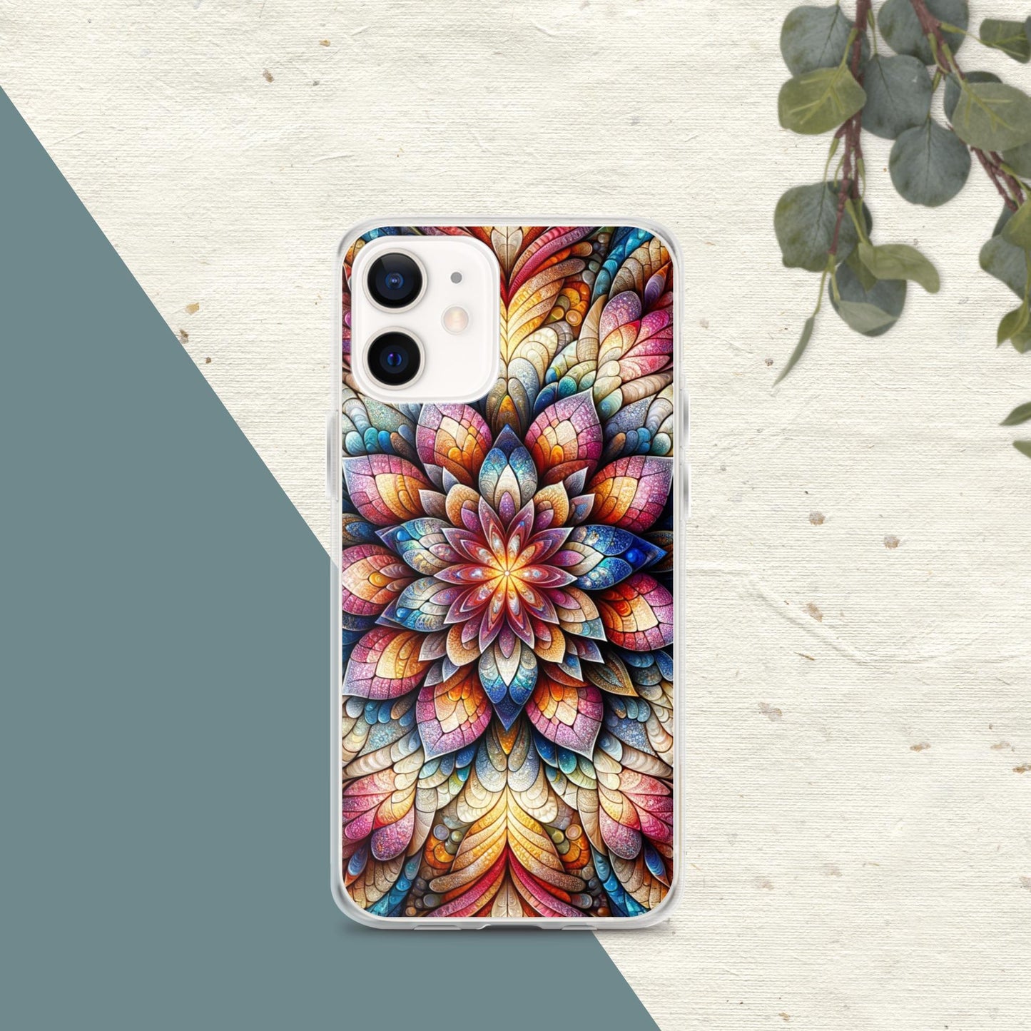 Floral Fractals Clear Case for iPhone®