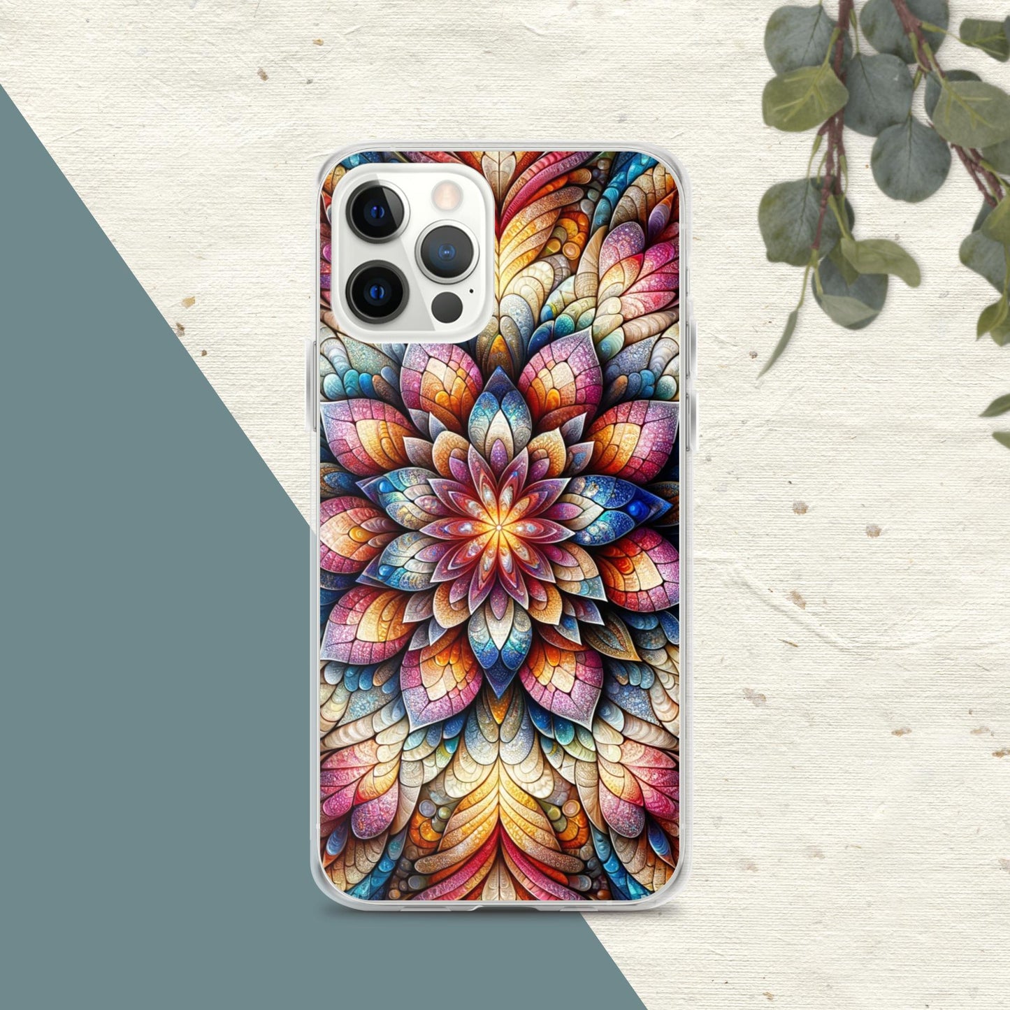 Floral Fractals Clear Case for iPhone®