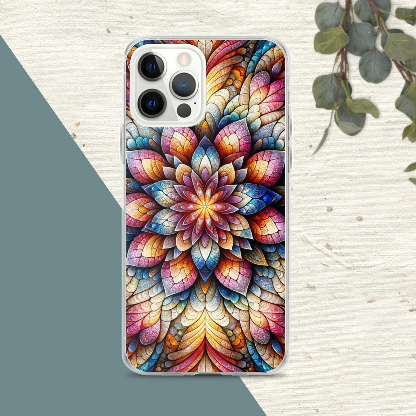 Floral Fractals Clear Case for iPhone®