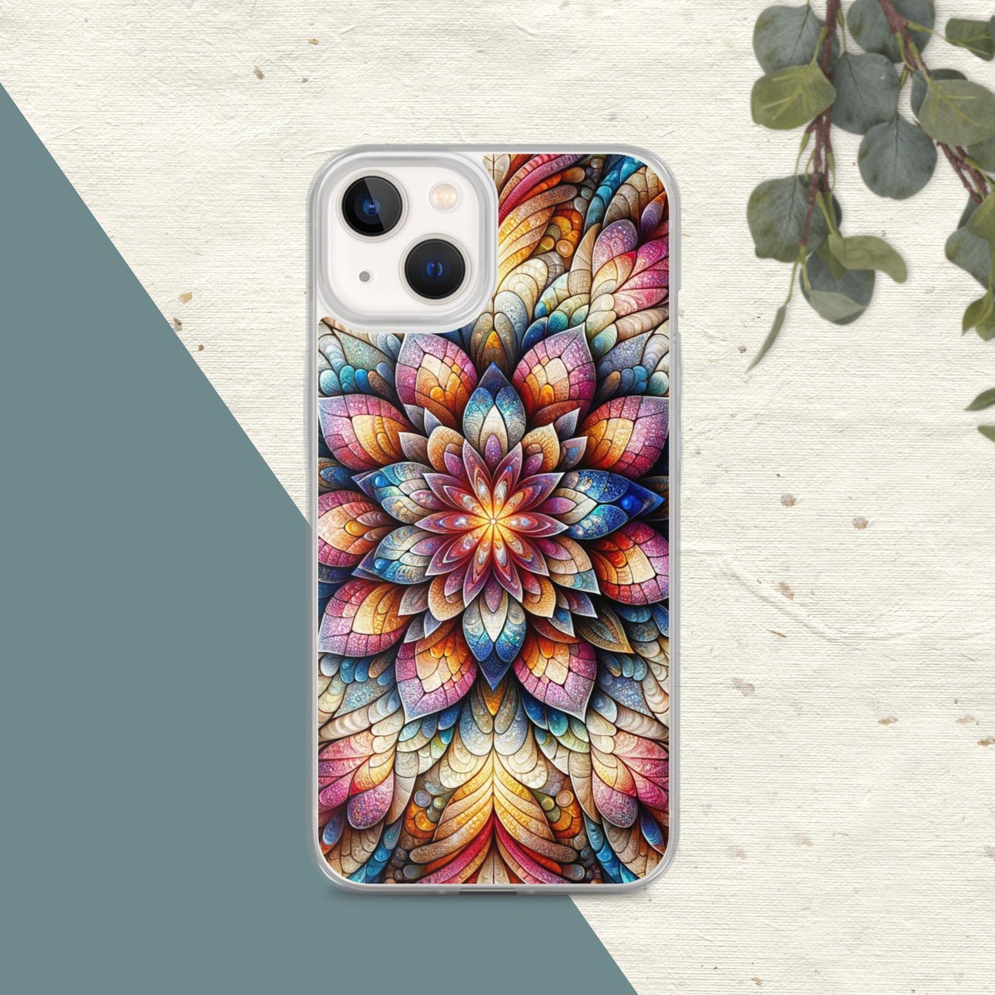Floral Fractals Clear Case for iPhone®
