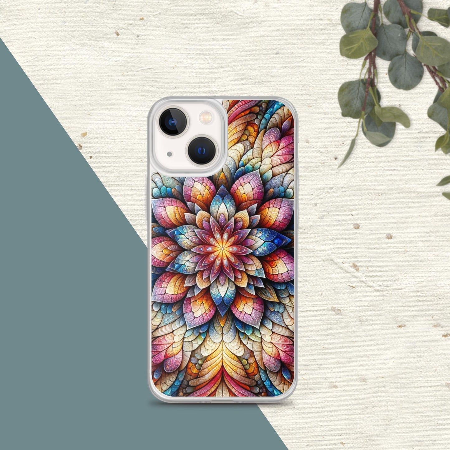 Floral Fractals Clear Case for iPhone®