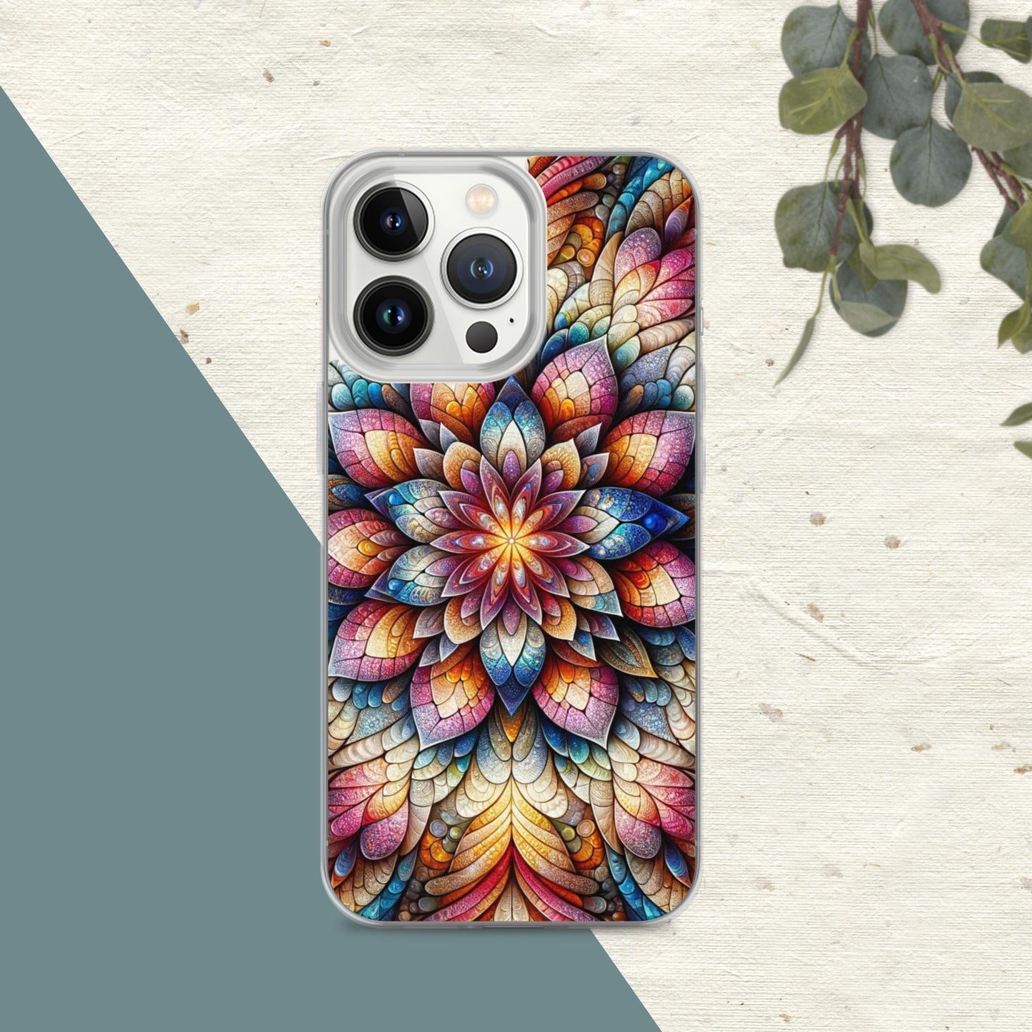 Floral Fractals Clear Case for iPhone®