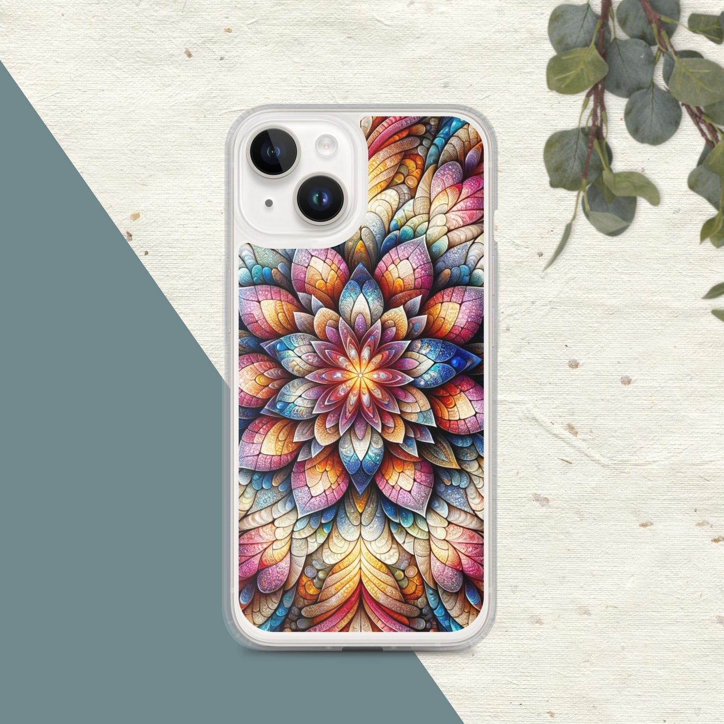 Floral Fractals Clear Case for iPhone®