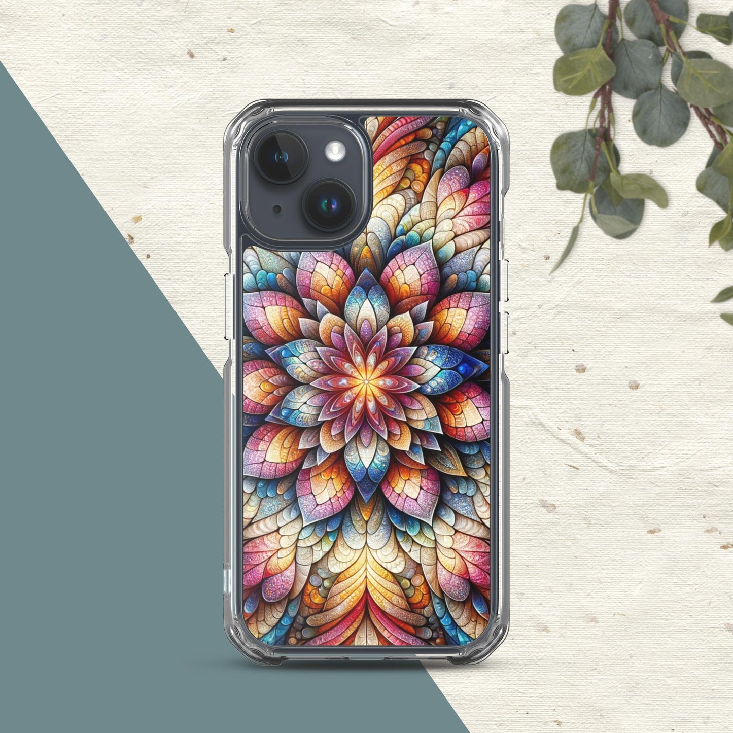 Floral Fractals Clear Case for iPhone®