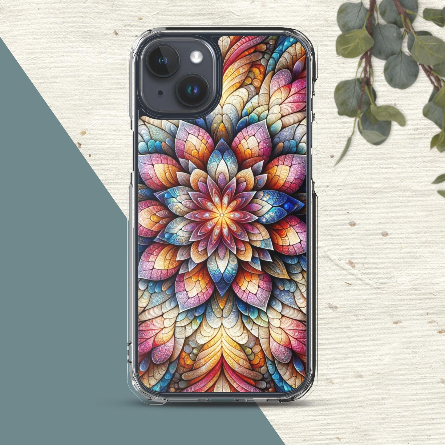 Floral Fractals Clear Case for iPhone®