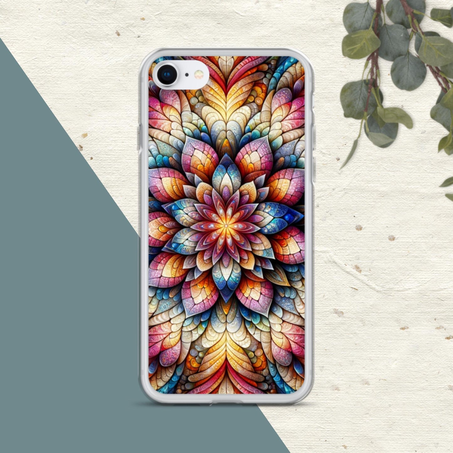 Floral Fractals Clear Case for iPhone®